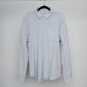 Lululemon Commission Long Sle (Pewter Blue / White